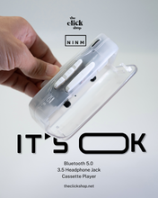 Load image into Gallery viewer, IT'S OK TOO Bluetooth 5.0 Stereo Casette Player - White