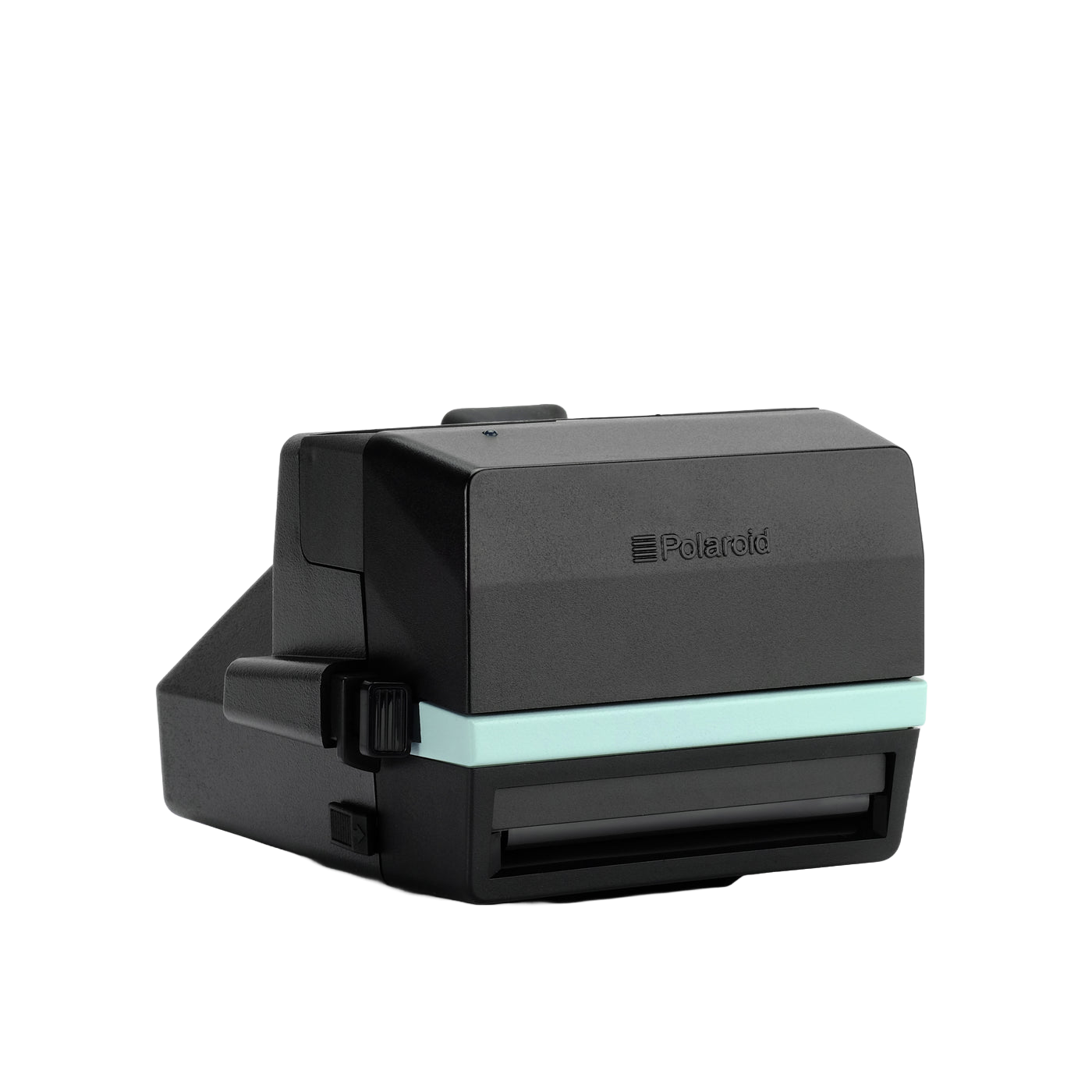 Polaroid 600 Arctic Blue Refurbished — side view