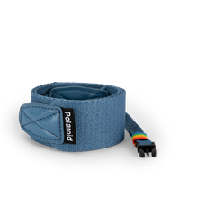 Load image into Gallery viewer, Polaroid Camera Strap Flat - Blue Gray