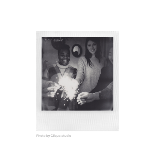 Polaroid i-Type B&W Film — instant photo sample