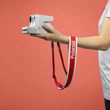 Load image into Gallery viewer, Polaroid Camera Strap Flat - Red Stripe