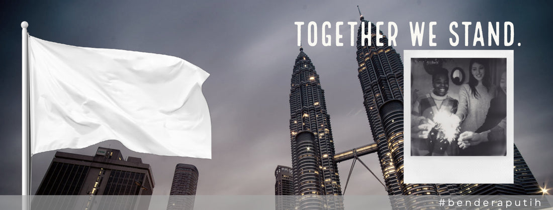 Together we stand. #benderaputih