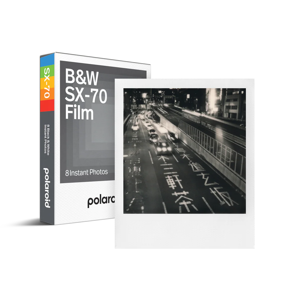 Polaroid SX-70 B&W Film pack shot
