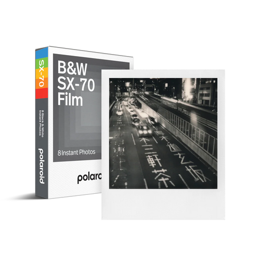 Polaroid SX-70 B&W Film pack shot