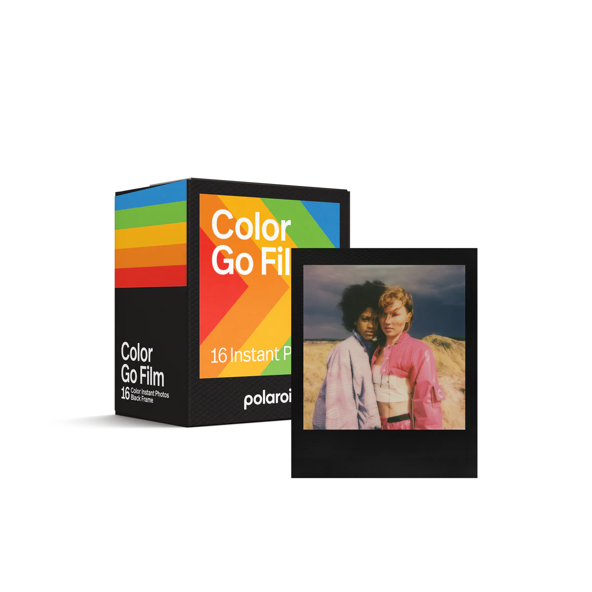 Polaroid Go Black Frame Film pack shot