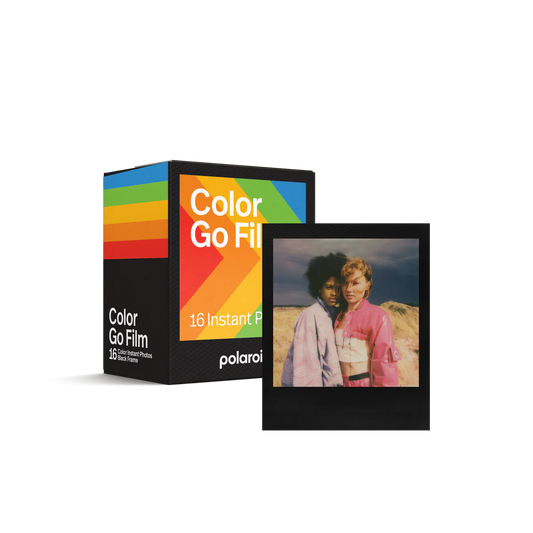 Polaroid Go Black Frame Film pack shot