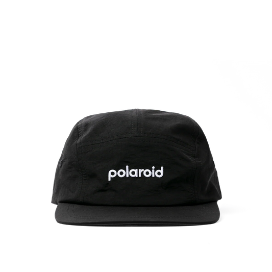 Polaroid 5-Panel Cap – Black