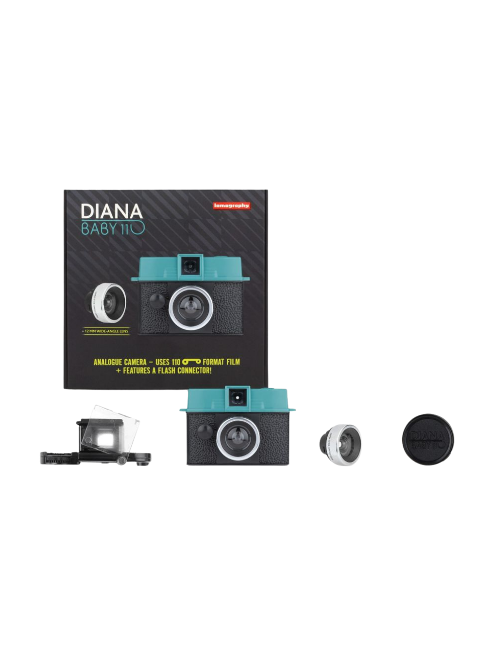 Diana Baby 110 film & 12mm lens