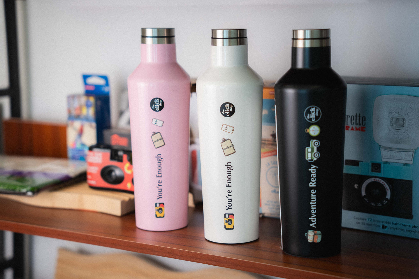 TCS x Corkcicle Adventure Ready Tumbler — detail
