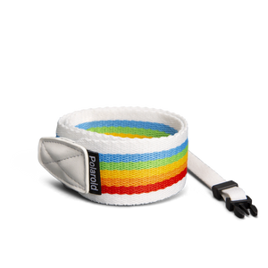 Polaroid Camera Strap Flat (Rainbow White)