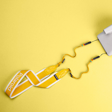 Load image into Gallery viewer, Polaroid Camera Strap Flat -  Yellow