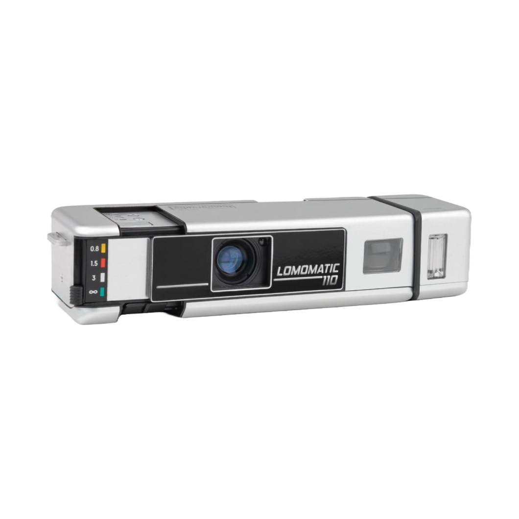 Lomomatic 110 Camera & Flash - Metal Edition