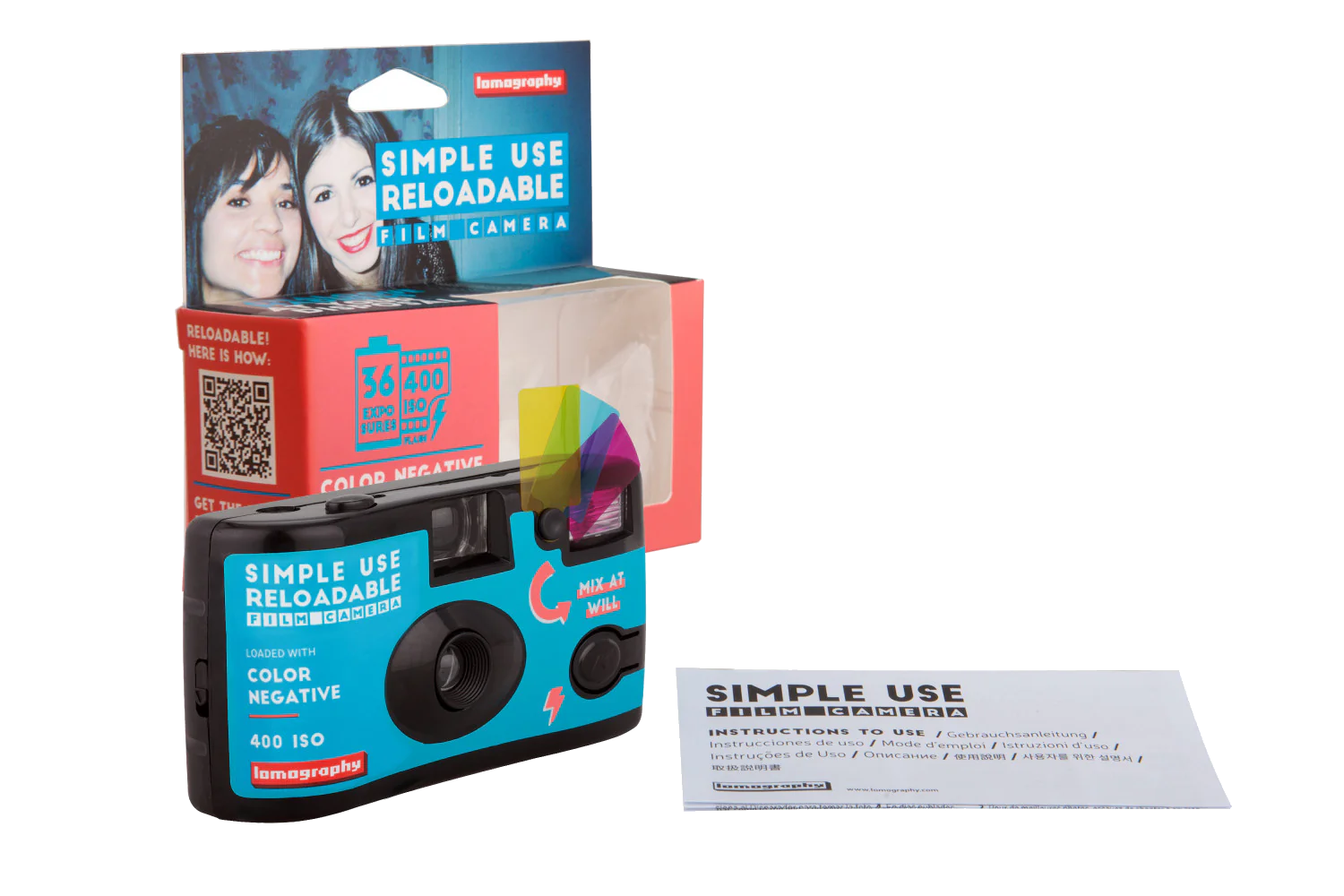 Lomography Simple Use Color 400 — packaging