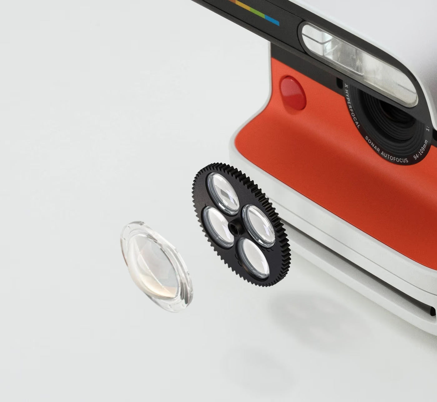 Polaroid Flip Instant Camera — flipped open