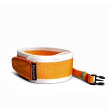 Load image into Gallery viewer, Polaroid Camera Strap Flat - Orange Stripe