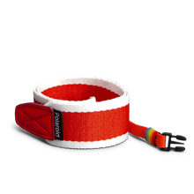 Load image into Gallery viewer, Polaroid Camera Strap Flat - Red Stripe