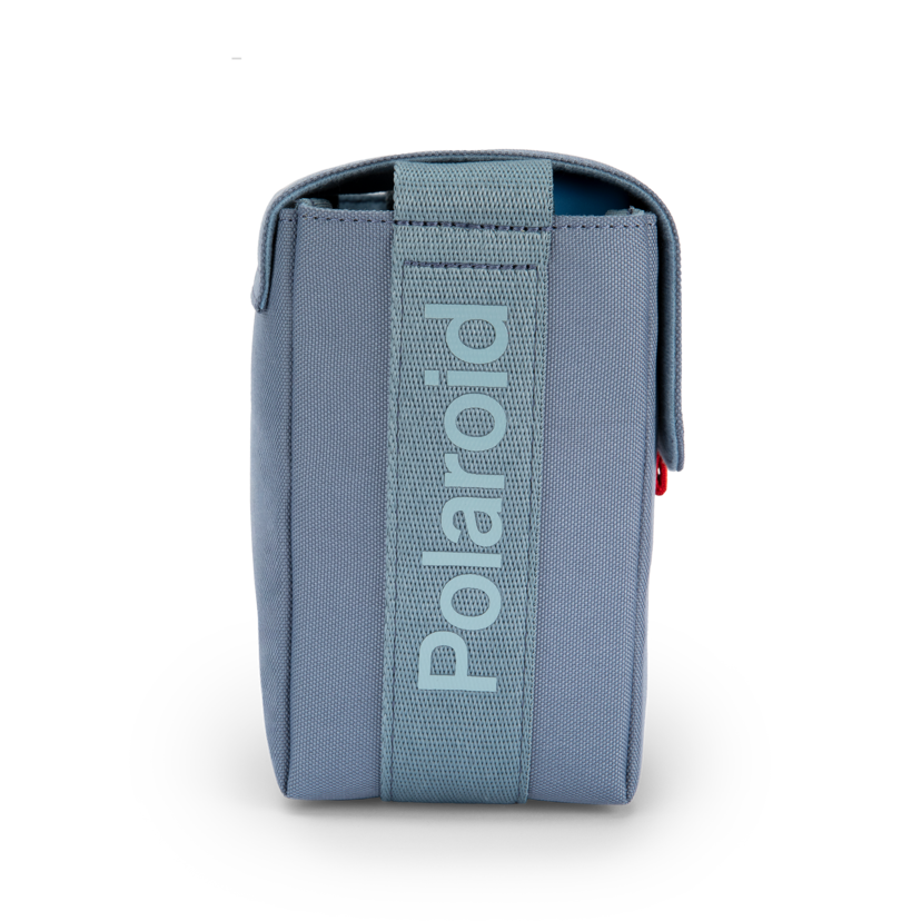 Polaroid Now Camera Bag — Blue & Gray — lifestyle