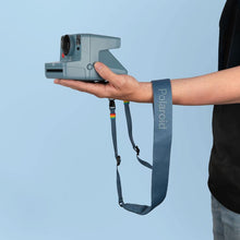 Load image into Gallery viewer, Polaroid Camera Strap Flat - Blue Gray