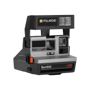 Polaroid 600 Sun600 LMS Silver and Black Instant Film Camera