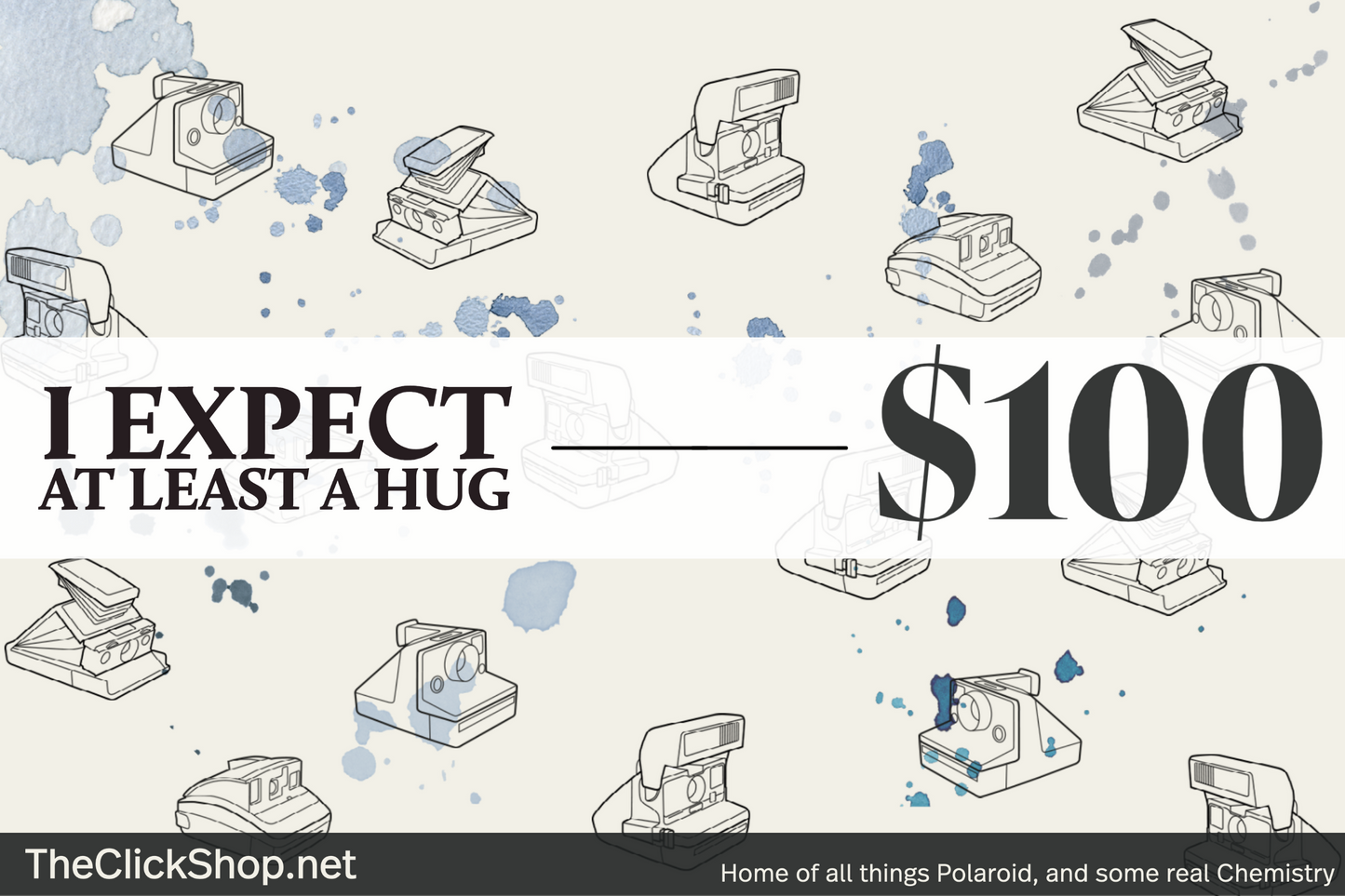 The Click Shop Gift Card — I Expect At Least a Hug — lifestyle