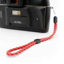 Load image into Gallery viewer, Paracord Camera Wrist Strap (Red)