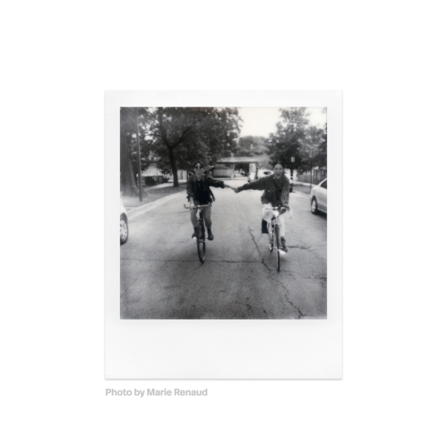 Polaroid i-Type B&W Film — instant photo sample