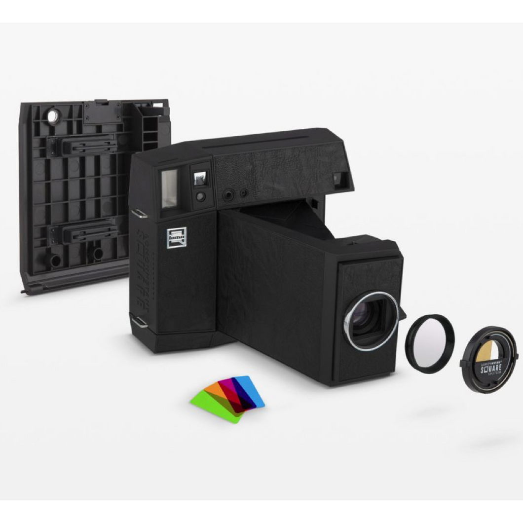 Lomo’Instant Square Glass Camera & Accessories - Black Edition