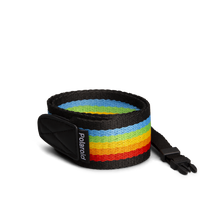 Load image into Gallery viewer, Polaroid Camera Strap Flat  (Rainbow Black)