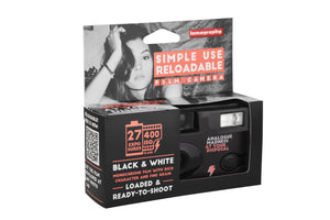 Lomography Simple Use Reusable Film Camera - B&W Negative 400 (27 exposures)