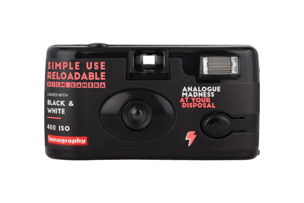 Lomography Simple Use Reusable Film Camera - B&W Negative 400 (27